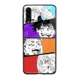 Anime Sketch Glass Case for Samsung Galaxy A50s Fashion