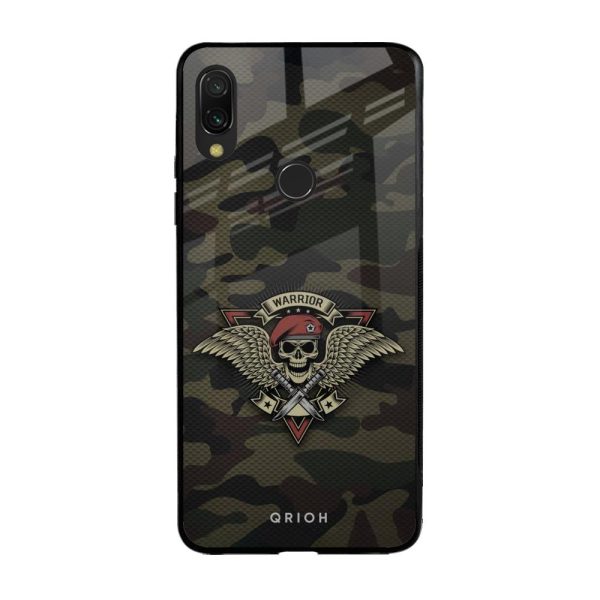 Army Warrior Glass Case for Xiaomi Redmi Note 7S For Discount