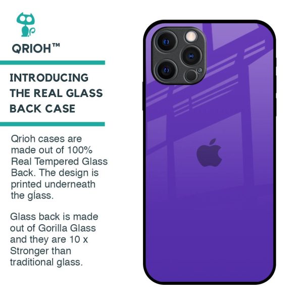 Amethyst Purple Glass Case for iPhone 12 Pro Max Hot on Sale