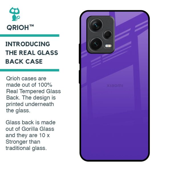 Amethyst Purple Glass Case for Redmi Note 12 5G Hot on Sale