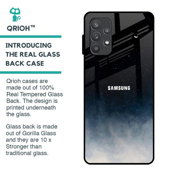 Aesthetic Sky Glass Case for Samsung Galaxy A72 For Sale