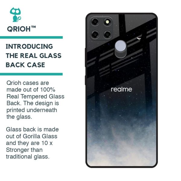 Aesthetic Sky Glass Case for Realme C25 Discount