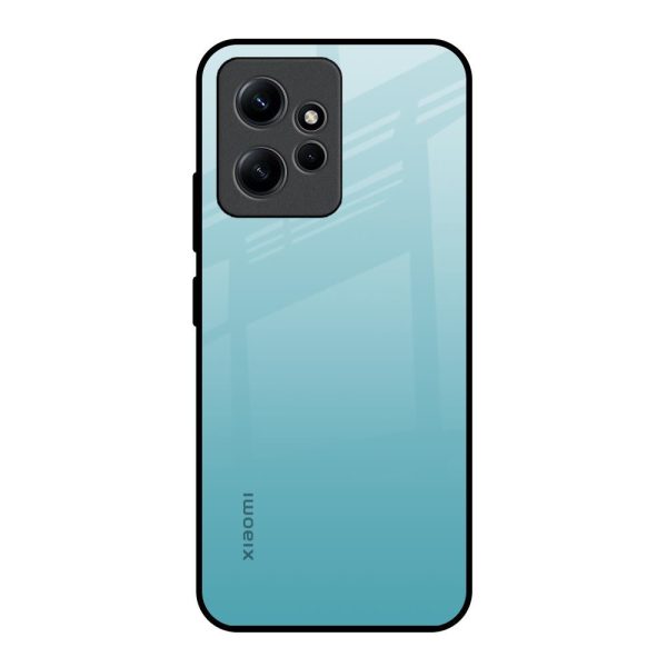 Arctic Blue Glass Case For Redmi Note 12 Fashion