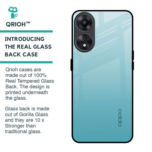 Arctic Blue Glass Case For Oppo A78 5G Online Hot Sale