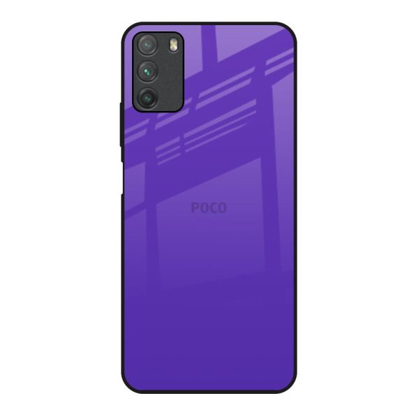 Amethyst Purple Glass Case for Poco M3 on Sale