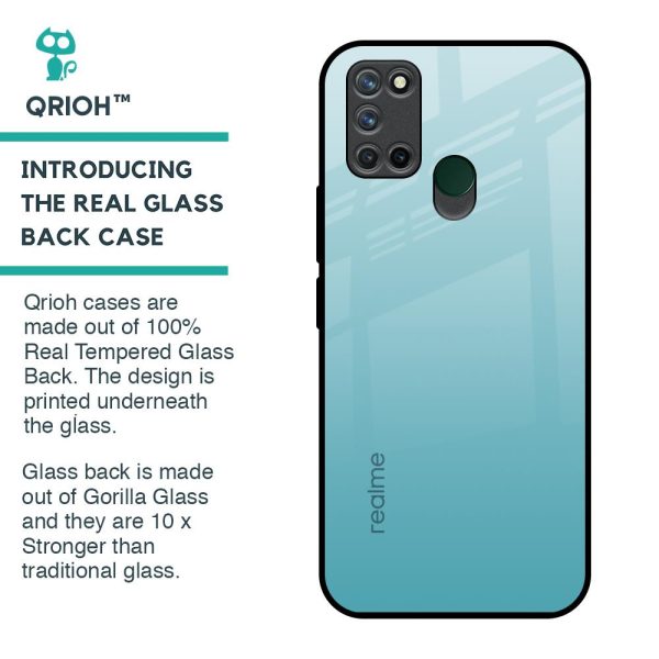 Arctic Blue Glass Case For Realme 7i Sale