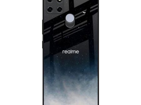 Aesthetic Sky Glass Case for Realme C25 Discount