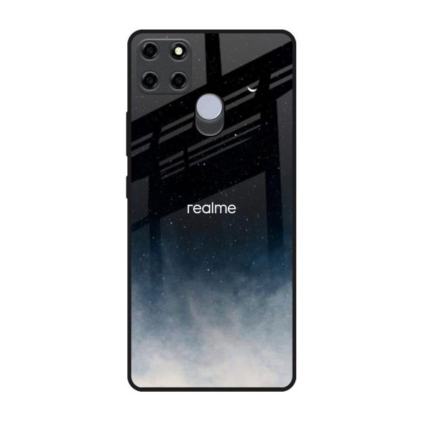 Aesthetic Sky Glass Case for Realme C25 Discount