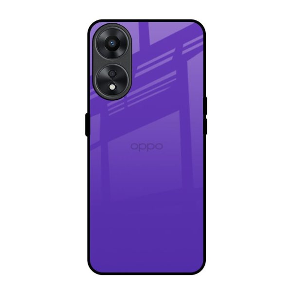 Amethyst Purple Glass Case for Oppo A78 5G on Sale