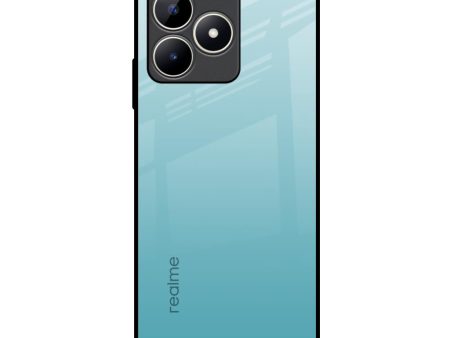 Arctic Blue Glass Case For Realme C53 on Sale