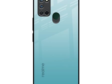 Arctic Blue Glass Case For Realme 7i Sale