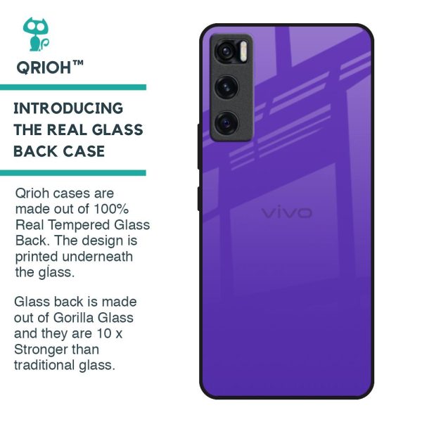 Amethyst Purple Glass Case for Vivo V20 SE Hot on Sale