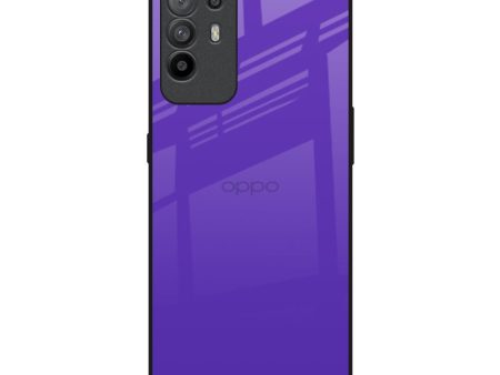 Amethyst Purple Glass Case for Oppo F19 Pro Plus Fashion