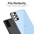 Pastel Sky Blue Glass Case for Poco M3 Online now