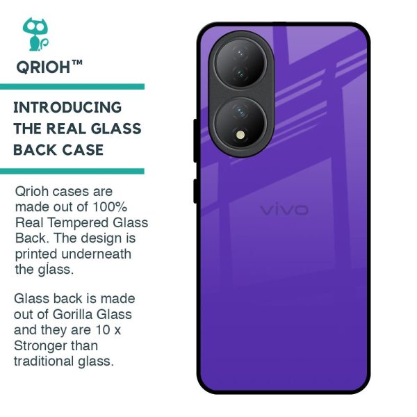 Amethyst Purple Glass Case for Vivo Y100 5G Online