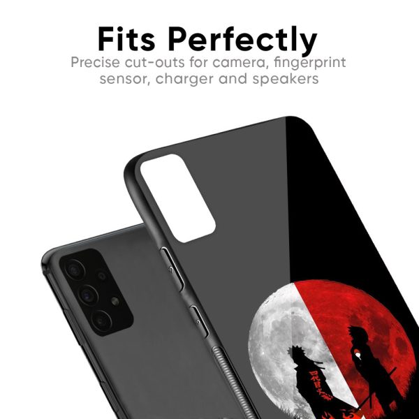 Anime Red Moon Glass Case for Samsung Galaxy A50s Sale