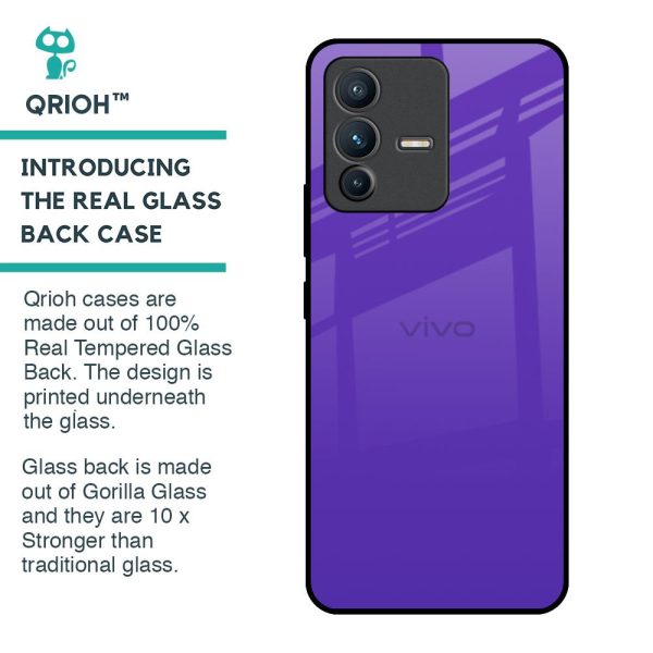 Amethyst Purple Glass Case for Vivo V23 Pro 5G For Sale