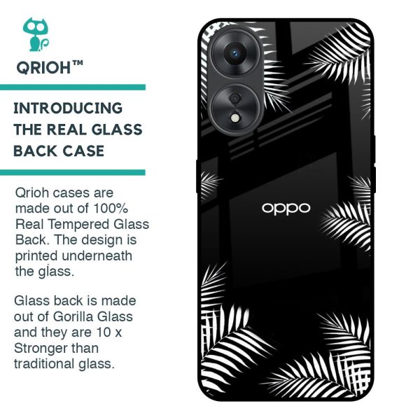 Zealand Fern Design Glass Case For Oppo A58 5G Sale