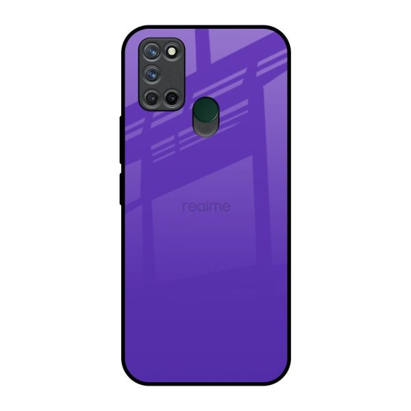 Amethyst Purple Glass Case for Realme 7i Online now