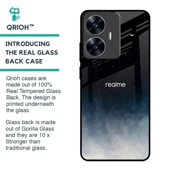 Aesthetic Sky Glass Case for Realme C55 Cheap