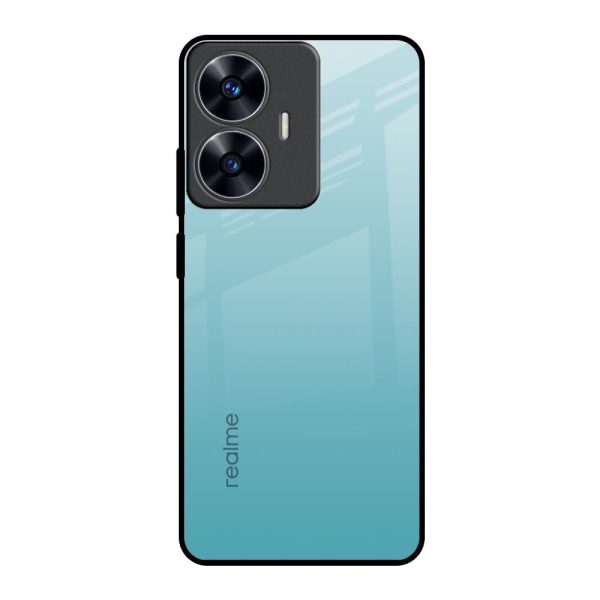 Arctic Blue Glass Case For Realme C55 on Sale