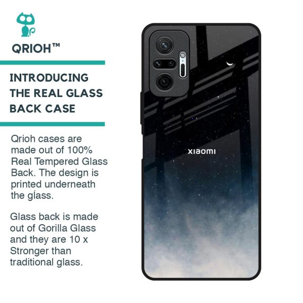 Aesthetic Sky Glass Case for Redmi Note 10 Pro Max For Sale