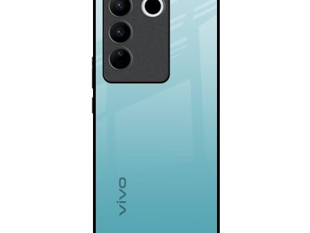 Arctic Blue Glass Case For Vivo V27 Pro 5G Hot on Sale