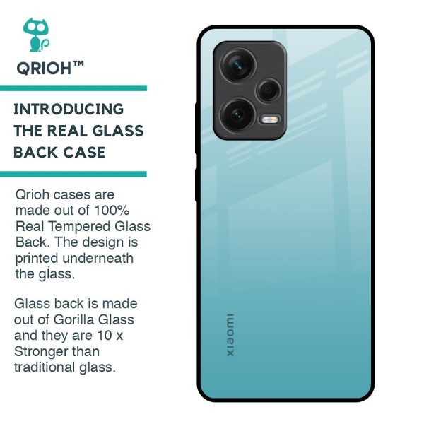 Arctic Blue Glass Case For Redmi Note 12 Pro Plus 5G Cheap