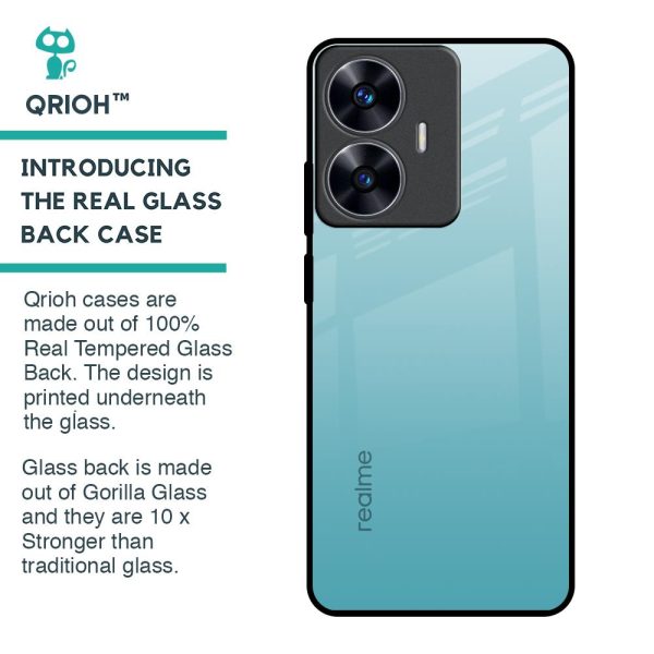 Arctic Blue Glass Case For Realme C55 on Sale