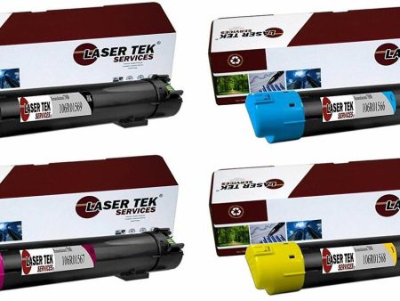 4PK Remanufactured Toner Cartridge for Xerox Phaser 106R01569 106R01568 106R015 Fashion